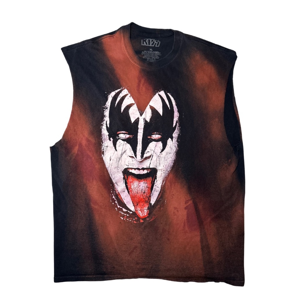 Kiss Tie Dye Band Tee